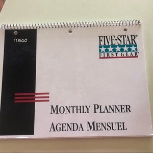 New Monthly planner